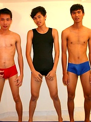 Noo and Thae are gay Asian wrestlers waiting to battle it out