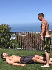 William and Troy were taking a hot shower together