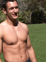 Spence has strong body and pretty cock