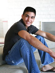 Nice and sexy college dude posing