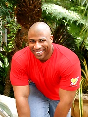 Black hunk jacking off